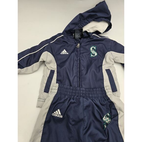 Adidas Seattle Mariners Track Pants & Jacket Size 12M Baseball MLB #B10 - Picture 1 of 8